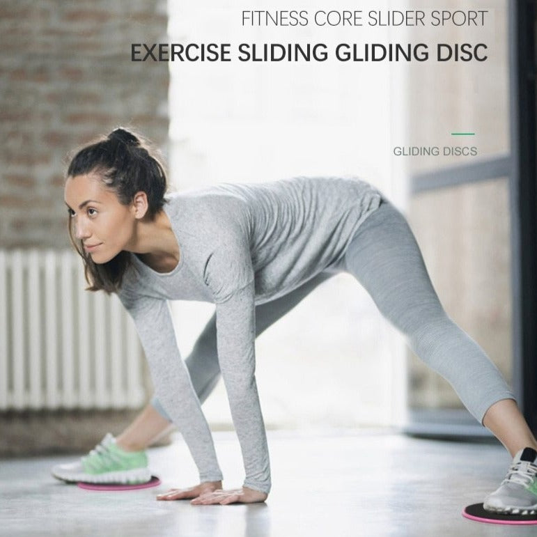 Core Sliders: These look similar to frisbees and are used on the feet and hands to provide a smooth gliding surface. Great for a home gym you can use these workout discs to lengthen and strengthen all the major muscle groups in your body through engaging their full range of motion. Gliding discs can help to tone the inner and outer thighs, sculpt the legs, can firm and lift the buttocks.