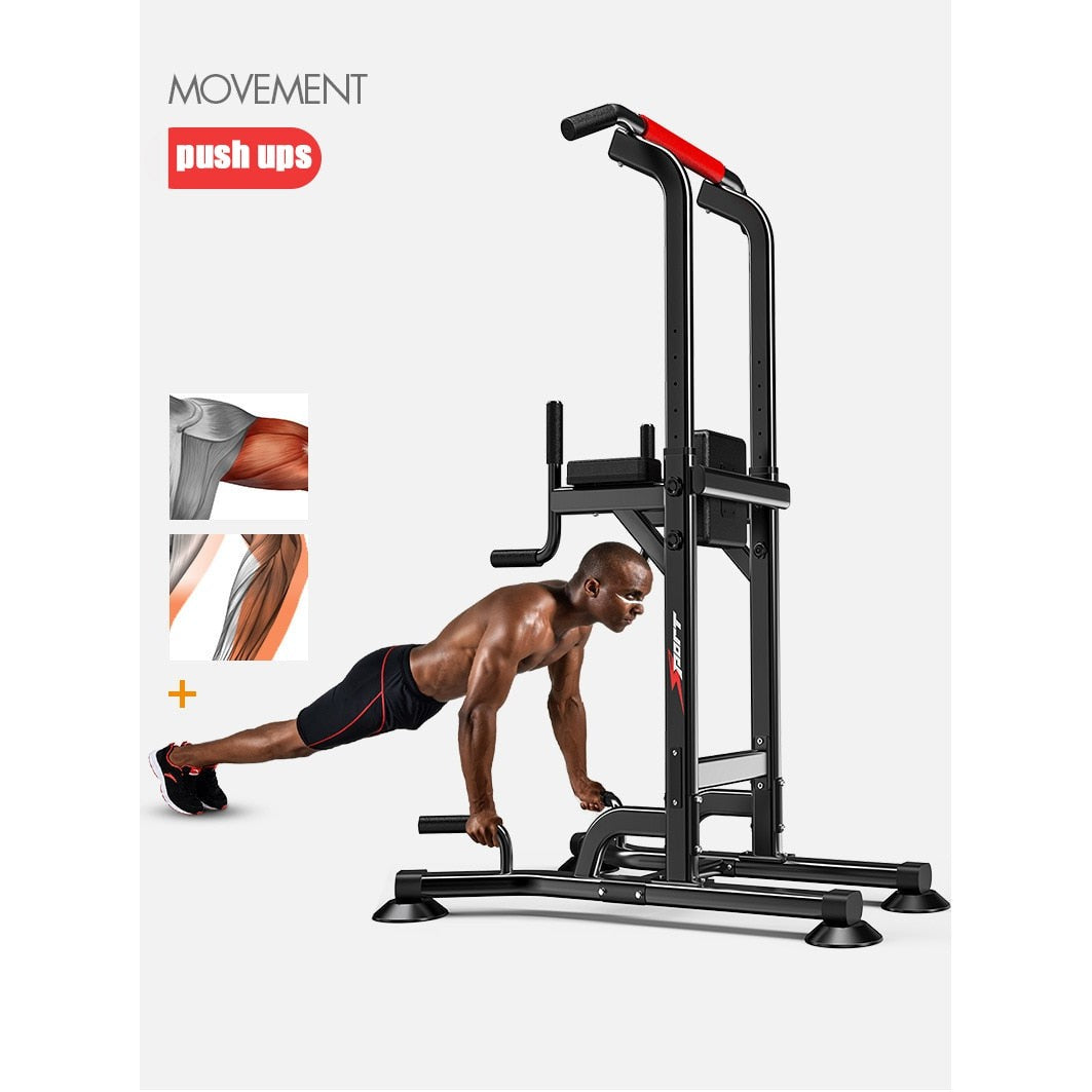 Are you looking for a piece of equipment where you can perform multiple exercises in one place? Then try our Power Tower, you can do a full body workout in one place without having to move clunky exercise equipment around. Effectively perform your favorite exercises on our study and durable power tower. You can perform a full body workout on our Power Tower so order yours today!