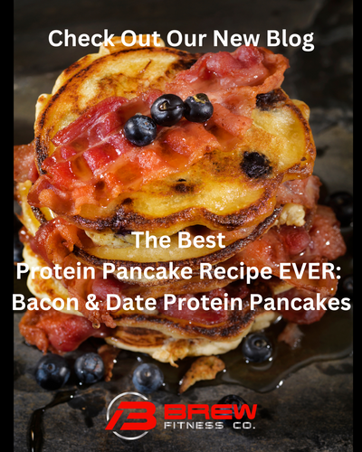 The Best Protein Pancake Recipe EVER: Bacon & Date Protein Pancakes