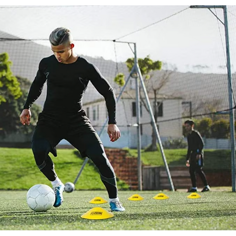 Elevate your fitness game with our Agility Ladder! This versatile training tool is designed to enhance your speed, coordination, and agility. Whether you're an athlete looking to sharpen your skills or a fitness enthusiast seeking an effective way to burn calories and tone muscles, our Agility Ladder is your go-to companion. Crafted from durable, high-quality materials, it's built to withstand intense workouts.