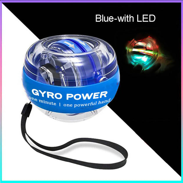 Ignite your workout with our LED Gyroscopic Powerball! This innovative fitness gadget combines cutting-edge gyroscopic technology with vibrant LED lights for a mesmerizing exercise experience. Effortlessly engage your wrists, forearms, and grip as the gyroscopic force intensifies with each spin, sculpting strength and improving coordination. The dazzling LED display adds a visual spectacle as the gyro spins.