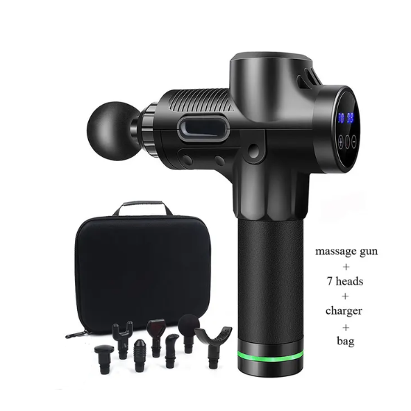 Our high frequency Pro Massage Gun will ease any muscle pain therapeutically. If you constantly suffer from intense back, shoulder, leg, or hip pain then our deep tissue Pro Massage Gun will put all your pain to rest. Whether you're a high-level athlete or work tons of hours sitting in a chair, you can certainly benefit from a massage with our Pro Massage Gun! The high frequency that the massage gun releases turns any lingering muscle aches into instant relaxation so you can enjoy the day.