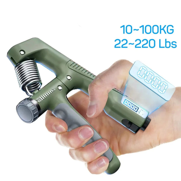 Enhance your grip strength and conquer life's challenges with our Grip Strength Trainer. Designed to help you build powerful hand and forearm muscles, this portable and versatile device is a must-have for athletes, climbers, musicians, and anyone looking to improve their grip.