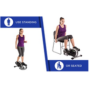 Burn calories the most comfortable way possible! With the Elliptical Trainer, you can work up a serious sweat in the comfort of your office, room, or living room. This Elliptical Trainer is the perfect home workout solution for those who don’t like crowded gyms and waiting to use their machines. No waiting here, just a great workout ready to happen at the pace you like and in your humble abode.