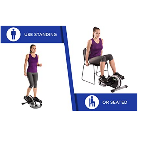 Burn calories the most comfortable way possible! With the Elliptical Trainer, you can work up a serious sweat in the comfort of your office, room, or living room. This Elliptical Trainer is the perfect home workout solution for those who don’t like crowded gyms and waiting to use their machines. No waiting here, just a great workout ready to happen at the pace you like and in your humble abode.