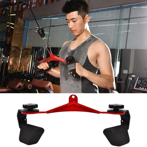 When it’s finally time to get into the gym and really start building your back you want to focus on that pulldown and row movement. What is most important is your hand positioning, it is key to targeting different back muscles. Maximize your weightlifting gains with our power grip bar Cable Attachments designed for lifting efficiency.
