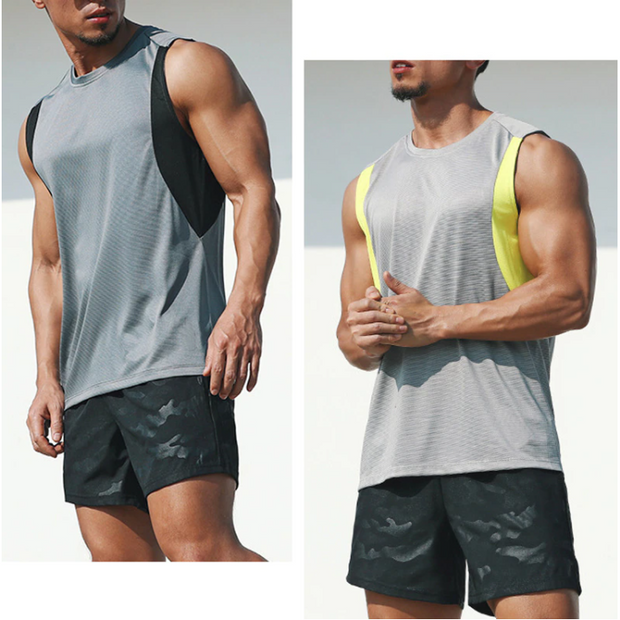 Made with premium quick-drying fabric, breathable and soft, moisture wicking tank tops keep you cool and dry while training. 4-way stretchy material for excellent flexibility enhances the range of motion. This casual wardrobe-essential solid tank features a lightweight fit, crew neck and sleeveless.  Pair this sleeveless gym shirt with sweatpants for the gym, or you can combine this tank with cognac shorts for a comfy-casual look, which will be sure to make an impression. 
