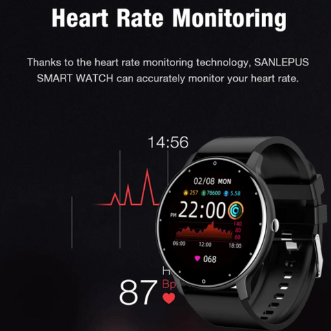 Our Smart Watch comes with a 1.28" customizable HD screen and fresh new look. It gives you precise health insights when you need it, while keeping you fully connected. Whether you are out for a run, or pushing through your next deadline our smart watch will keep you at your optimal performance inside and out.   Your time is precious so save time with our Smart Watch and order yours today!