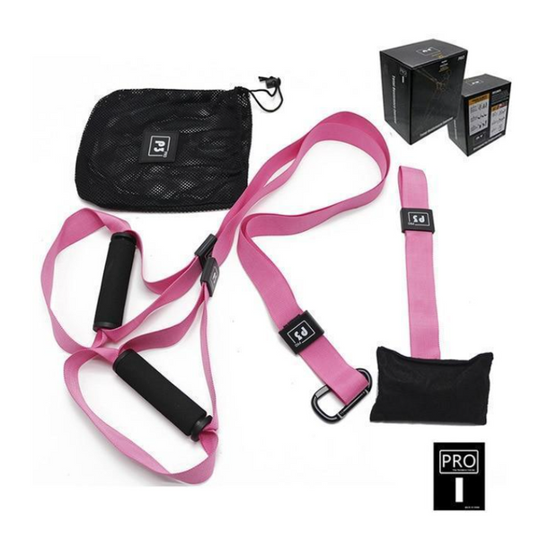 Take your bodyweight suspension workouts to the next level with our PRO3 Suspension Trainer featuring the non-scuff door anchor and extended belt. Our PRO3 Suspension Trainer lets you use your own body weight as a means of resistance for improving endurance and overall strength. Bodyweight exercises, such as those done with the Suspension Trainer, demanding more flexibility and balance than other exercises.