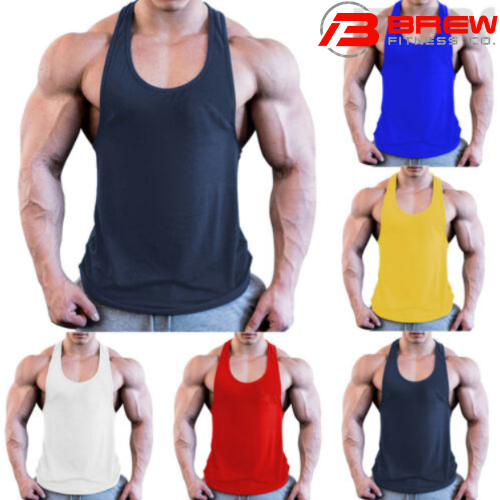Workout comfortably and show the progress in our Men’s Tank Top. You shouldn’t feel restricted when working out and we promise you won’t with the Men’s Tank Top. It’s made with a premium blend of polyester and cotton fabric that lets your skin breathe and keep cool in the hottest conditions. This is the ideal bodybuilding tank top to wear when crushing some weights. You get to display your gains and feel as confident as ever in the Men’s Tank Top.
