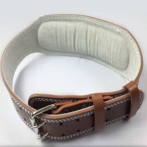 Never squat, deadlift or reach for massive powerlifting goals without first strapping on a genuine leather workout belt for support.  It doesn’t matter if you’re a two-time Cross Training champion or a guy strolling into the gym for the first time in your life, supporting your lower back is essential to your core strength and your ability to remain physically healthy. That’s why you need a Genuine Leather Weightlifting Belt.