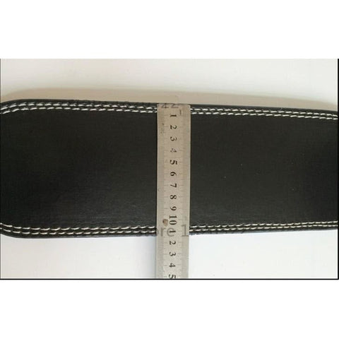 Never squat, deadlift or reach for massive powerlifting goals without first strapping on a genuine leather workout belt for support.  It doesn’t matter if you’re a two-time Cross Training champion or a guy strolling into the gym for the first time in your life, supporting your lower back is essential to your core strength and your ability to remain physically healthy. That’s why you need a Genuine Leather Weightlifting Belt.