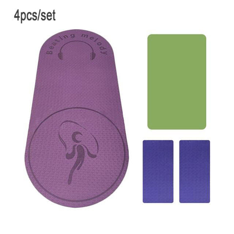 You will enjoy this yoga, pilates and jump rope mat, it is made of high quality TPE material and premium padding to absorb impact. Protecting your feet, knees, joints, and back while jumping.