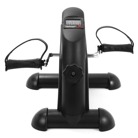 Don’t you hate that feeling of walking into the gym, getting ready to workout, but nothing’s available? Well, no more waiting, just get right to it with the Mini Pedal Exercise Machine! This portable Cycling Machine can fit anywhere in your home gym so there are no excuses as to why you can’t workout. An LCD screen display shows all the functions and lets you control how difficult pedaling becomes. Increase the intensity, measure performance, and have the workout of your life!