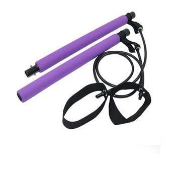 The Portable Pilates Bar is the perfect tool for bodybuilding exercise, build muscle, tone your arms, abs, legs and glutes and also increase flexibility, agility. The Pilates Equipment is made of high-quality latex, eco-friendly, no smell and it has strong durability and excellent resilience, not easily deformed. Great for yoga stretching exercises.