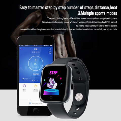 Do you have a fast paced lifestyle? Tired of always reaching for your phone for every notification? If you're always on the go or have wanted the convenience of checking notifications, tracking your steps, heart rate and so much more then our Fitness Tracker Smart Watch is for you. With the convenience of just looking at your wrist you can be informed about everything that is going on in your world in a fraction of the time it would take to dig out your phone from your pocket.