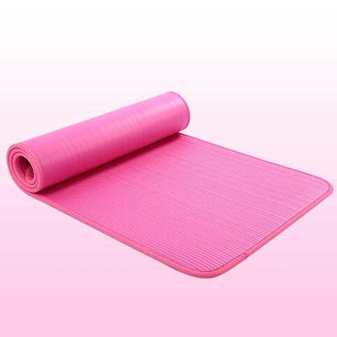 You will love this yoga & pilates mat, it boasts a trendy black color with red edging, the four sides of the yoga mat have a special border design (stitched fabric edging). Using high grade broken edges, meticulous protection, this can extend the life of the yoga mat, which can be doubled. It can also save you money, it's definitely worth it.
