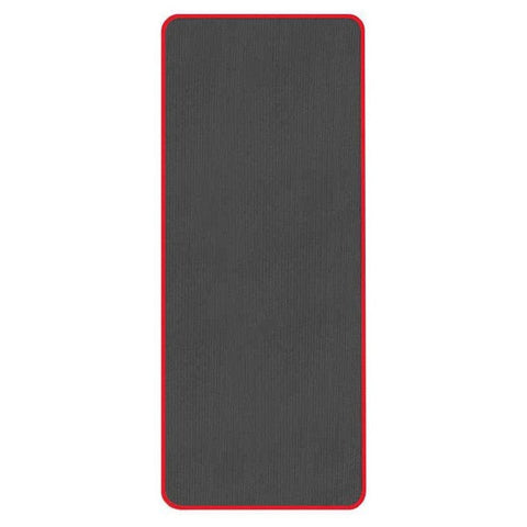 You will love this yoga & pilates mat, it boasts a trendy black color with red edging, the four sides of the yoga mat have a special border design (stitched fabric edging). Using high grade broken edges, meticulous protection, this can extend the life of the yoga mat, which can be doubled. It can also save you money, it's definitely worth it.
