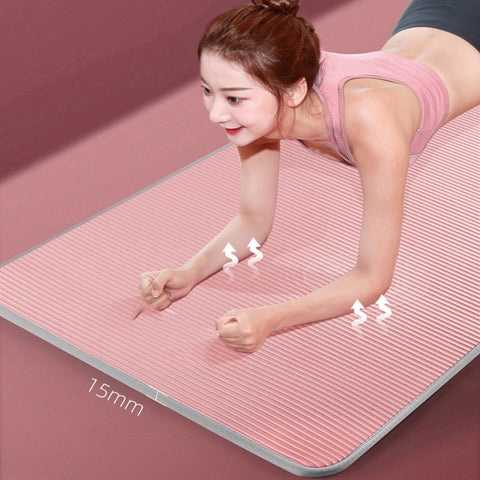 You will love this yoga & pilates mat, it boasts a trendy black color with red edging, the four sides of the yoga mat have a special border design (stitched fabric edging). Using high grade broken edges, meticulous protection, this can extend the life of the yoga mat, which can be doubled. It can also save you money, it's definitely worth it.