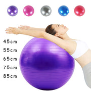 Slip-Resistant: The exercise ball is made of thick and durable PVC material, easy to clean and carry. Anti-slip design makes training safe and increases exercise efficiency. Professional Balance Ball: Humanized design, fashionable and durable. Versatile Use: Not only great for pilates, yoga, back, abdominal training, pregnancy, gymnastics or the hundreds of low impact exercises, but also can be used as office ball chair to improve your posture & relieve back pain.