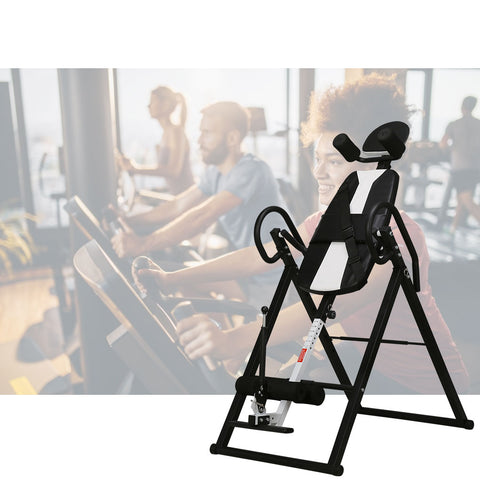 If you’ve tried just about everything to reduce back pain then don’t give up until you try our Inversion Table. The Inversion Table works by rotating your body upside down to reverse the compression of gravity which minimizes pressure on your spine. This Inversion Table therapy is a popular way to reduce back pain with athletes and those who stay very active. You’ll feel dramatically different after rotating your body around the Inversion Table and less back pain than before.