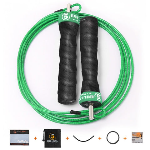 Are you a CrossFitter or someone who feels that jumping rope is just not enough, so you decide adding some weights to the handles would be a great idea...yes that sounds good. Well then we have the jump rope for you. You’ve never jumped rope like this before. The Weighted Jump Rope features steel wiring with PVC coating for a resilient build that’s guaranteed not to tangle up. A memory foam anti-slip handle provides all the comfort you need to jump rope for hours!