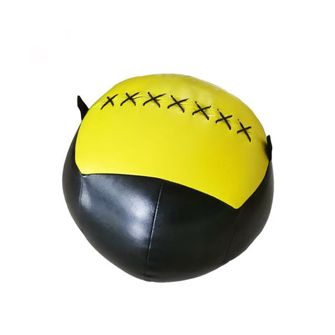 Our Medicine Ball boasts a soft outer core that absorbs impact and allows for more explosive solo or partner training. Increase overall strength. Great for beginners and advanced users. The result of using our Medicine Ball is a special combination of cotton, sand and rubber in the inner core, ensures that the medicine ball keeps its shape and remains balanced and durable.  Complete your home gym with a Medicine Ball and order yours today!