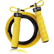 Are you a CrossFitter or someone who feels that jumping rope is just not enough, so you decide adding some weights to the handles would be a great idea...yes that sounds good. Well then we have the jump rope for you. You’ve never jumped rope like this before. The Weighted Jump Rope features steel wiring with PVC coating for a resilient build that’s guaranteed not to tangle up. A memory foam anti-slip handle provides all the comfort you need to jump rope for hours!