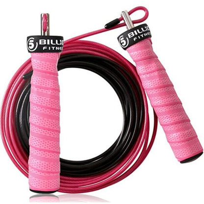 Are you a CrossFitter or someone who feels that jumping rope is just not enough, so you decide adding some weights to the handles would be a great idea...yes that sounds good. Well then we have the jump rope for you. You’ve never jumped rope like this before. The Weighted Jump Rope features steel wiring with PVC coating for a resilient build that’s guaranteed not to tangle up. A memory foam anti-slip handle provides all the comfort you need to jump rope for hours!