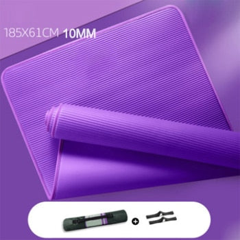  You will love this yoga & pilates mat, it boasts a trendy black color with red edging, the four sides of the yoga mat have a special border design (stitched fabric edging). Using high grade broken edges, meticulous protection, this can extend the life of the yoga mat, which can be doubled. It can also save you money, it's definitely worth it.