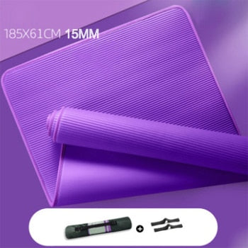  You will love this yoga & pilates mat, it boasts a trendy black color with red edging, the four sides of the yoga mat have a special border design (stitched fabric edging). Using high grade broken edges, meticulous protection, this can extend the life of the yoga mat, which can be doubled. It can also save you money, it's definitely worth it.