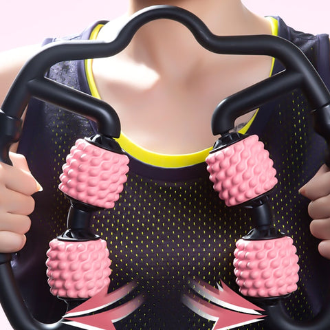 The roller is made of EVA, offering better massage experience and easy to clean. 360° Massage Experience-The massage roller helps improve natural circulation and reduce inflammation to restore mobility and flexibility for muscles. Perfect for neck, shoulder, arm and leg. Body Relax & Pain Relief-Release tension, stress and pain in the muscles, perform active release therapy on trigger points and knots, self-massage soft tissue and roll away soreness.