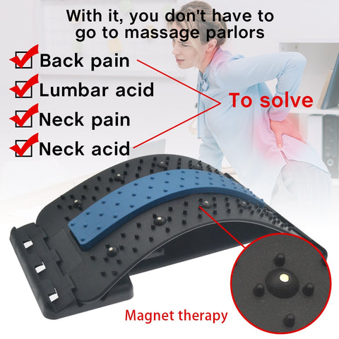 Our Back Stretcher is a convenient at home back pain treatment and preventative care product. It's a simple, passive way to gently stretch your entire back, helping to eliminate the source of your back pain and restore your natural back curve. How Does It Work? When lying down on our Back Stretcher, gravity allows the front of your body to effortlessly stretch out and upwards.