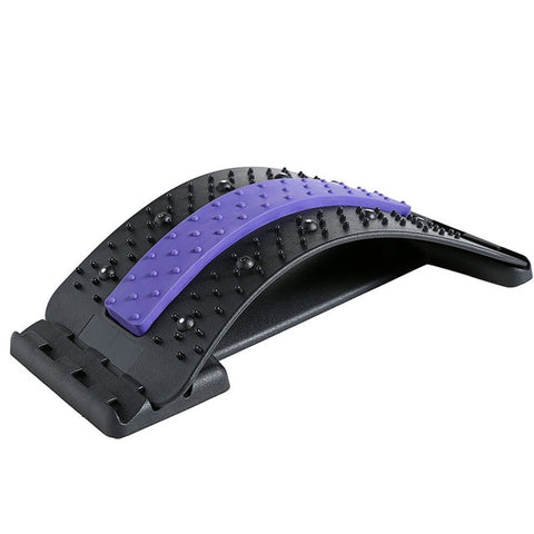 Our Back Stretcher is a convenient at home back pain treatment and preventative care product. It's a simple, passive way to gently stretch your entire back, helping to eliminate the source of your back pain and restore your natural back curve. How Does It Work? When lying down on our Back Stretcher, gravity allows the front of your body to effortlessly stretch out and upwards.