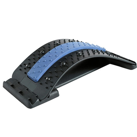 Our Back Stretcher is a convenient at home back pain treatment and preventative care product. It's a simple, passive way to gently stretch your entire back, helping to eliminate the source of your back pain and restore your natural back curve. How Does It Work? When lying down on our Back Stretcher, gravity allows the front of your body to effortlessly stretch out and upwards.