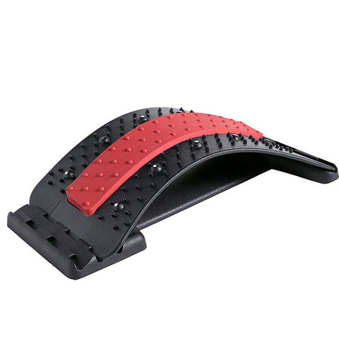 Our Back Stretcher is a convenient at home back pain treatment and preventative care product. It's a simple, passive way to gently stretch your entire back, helping to eliminate the source of your back pain and restore your natural back curve. How Does It Work? When lying down on our Back Stretcher, gravity allows the front of your body to effortlessly stretch out and upwards.