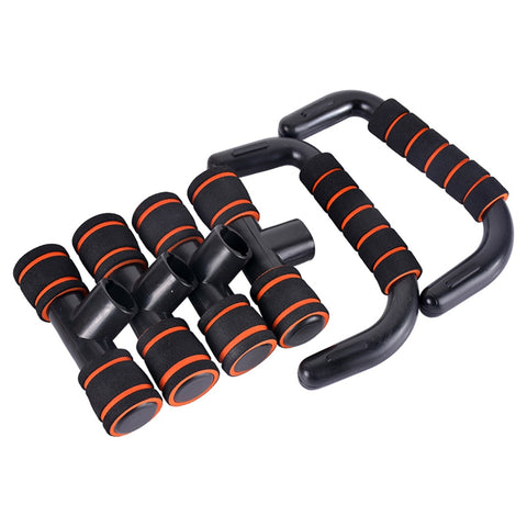 Push yourself to the limit with our 2PC Set Push Up Bars. These Push Up Bars take push-ups to a whole new level. The padded protection makes it comfortable to grip the bars while alleviating tension around the wrists at the same time. A non-slip bottom rubber material keeps you stabilized on the ground without moving around and sliding. You can perform several different types of push-ups to target the entire upper body for the complete home workout!