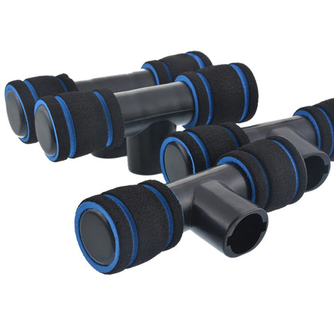Push yourself to the limit with our 2PC Set Push Up Bars. These Push Up Bars take push-ups to a whole new level. The padded protection makes it comfortable to grip the bars while alleviating tension around the wrists at the same time. A non-slip bottom rubber material keeps you stabilized on the ground without moving around and sliding. You can perform several different types of push-ups to target the entire upper body for the complete home workout!
