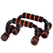 Push yourself to the limit with our 2PC Set Push Up Bars. These Push Up Bars take push-ups to a whole new level. The padded protection makes it comfortable to grip the bars while alleviating tension around the wrists at the same time. A non-slip bottom rubber material keeps you stabilized on the ground without moving around and sliding. You can perform several different types of push-ups to target the entire upper body for the complete home workout!