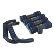 Push yourself to the limit with our 2PC Set Push Up Bars. These Push Up Bars take push-ups to a whole new level. The padded protection makes it comfortable to grip the bars while alleviating tension around the wrists at the same time. A non-slip bottom rubber material keeps you stabilized on the ground without moving around and sliding. You can perform several different types of push-ups to target the entire upper body for the complete home workout!