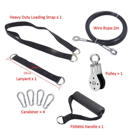 Whether you have your own home gym set up or like using your own equipment at the gym, our Cable Machine Attachments are a must. Some of the most critical workouts come from using these Cable Machine Attachments. They can be used for a variety of exercises like triceps press downs, cable rows, curling, and so much more. Now you can crush every workout without skipping a thing. All the equipment included is sure to last you a lifetime of working out.