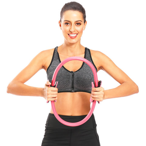 Yoga Fitness Pilates Ring to boost Health & Energy, Shape Thighs & Butt, Tone Muscles, Increase Flexibility, Improve Posture, Burn Fat. Ideal for all Pilates exercises no matter what levels you are in your Pilates workout or Yoga practice, especially for the abdominals, thighs, legs, arms, oblique's.