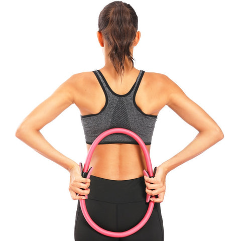 Yoga Fitness Pilates Ring to boost Health & Energy, Shape Thighs & Butt, Tone Muscles, Increase Flexibility, Improve Posture, Burn Fat. Ideal for all Pilates exercises no matter what levels you are in your Pilates workout or Yoga practice, especially for the abdominals, thighs, legs, arms, oblique's.