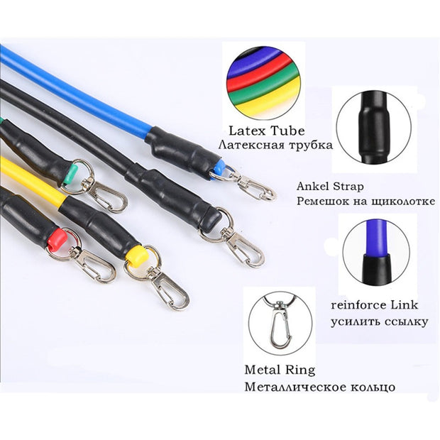 Burn Fat And Build Muscle: 11pcs & 17Pcs Set Resistance Bands and loop bands training is extremely effective at burning fat and increase muscle strength. They also help you increase coordination, boost stamina, flexibility, range of motion, exercise different muscle groups, such as shoulders, arms, legs, butt, etc. Perfect for all fitness levels from beginner to expert.