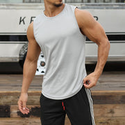 Made with premium quick-drying fabric, breathable and soft, moisture wicking tank tops keep you cool and dry while training. 4-way stretchy material for excellent flexibility enhances the range of motion. This casual wardrobe-essential solid tank features a lightweight fit, crew neck and sleeveless.  Pair this sleeveless gym shirt with sweatpants for the gym, or you can combine this tank with cognac shorts for a comfy-casual look, which will be sure to make an impression. 