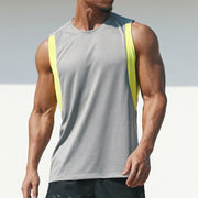 Made with premium quick-drying fabric, breathable and soft, moisture wicking tank tops keep you cool and dry while training. 4-way stretchy material for excellent flexibility enhances the range of motion. This casual wardrobe-essential solid tank features a lightweight fit, crew neck and sleeveless.  Pair this sleeveless gym shirt with sweatpants for the gym, or you can combine this tank with cognac shorts for a comfy-casual look, which will be sure to make an impression. 