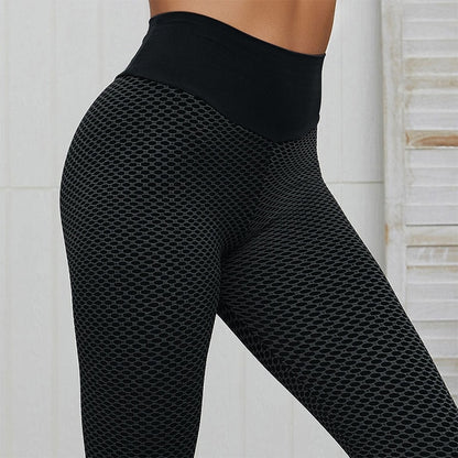 Women's Ruched Butt Lifting High Waist Yoga Pants Tummy Control Stretchy  Workout Textured Booty Tights Leggings - China Tracksuit and Training Wear  price