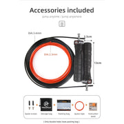 Are you a CrossFitter or someone who feels that jumping rope is just not enough, so you decide adding some weights to the handles would be a great idea...yes that sounds good. Well then we have the jump rope for you. You’ve never jumped rope like this before. The Weighted Jump Rope features steel wiring with PVC coating for a resilient build that’s guaranteed not to tangle up. A memory foam anti-slip handle provides all the comfort you need to jump rope for hours!