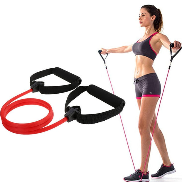 The Portable Pilates Bar is the perfect tool for bodybuilding exercise, build muscle, tone your arms, abs, legs and glutes and also increase flexibility, agility. The Pilates Equipment is made of high-quality latex, eco-friendly, no smell and it has strong durability and excellent resilience, not easily deformed. Great for yoga stretching exercises.