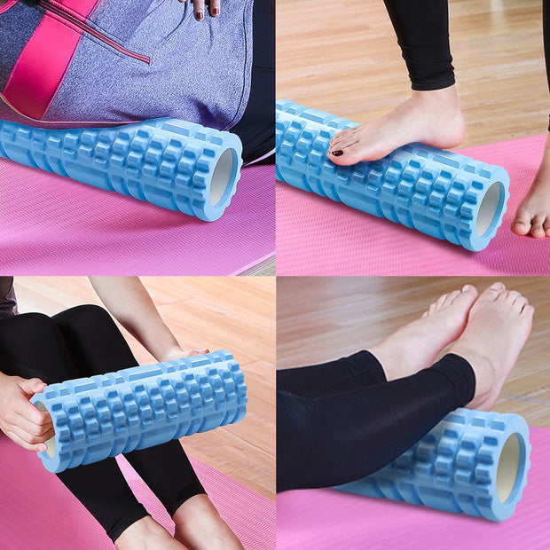 Feeling sore from that recent back workout? There’s no better way to alleviate that soreness than a high-quality Foam Roller. Lay down with Foam Roller horizontally across your back and roll slowly back and forth to smooth out tension. You’ll feel looser, less sore, and have better posture too! The Foam Roller helps increase blood flow by rolling out tension in your muscles. By releasing this tension, you’ll experience fewer body aches, soreness, and feel on top of the world again.
